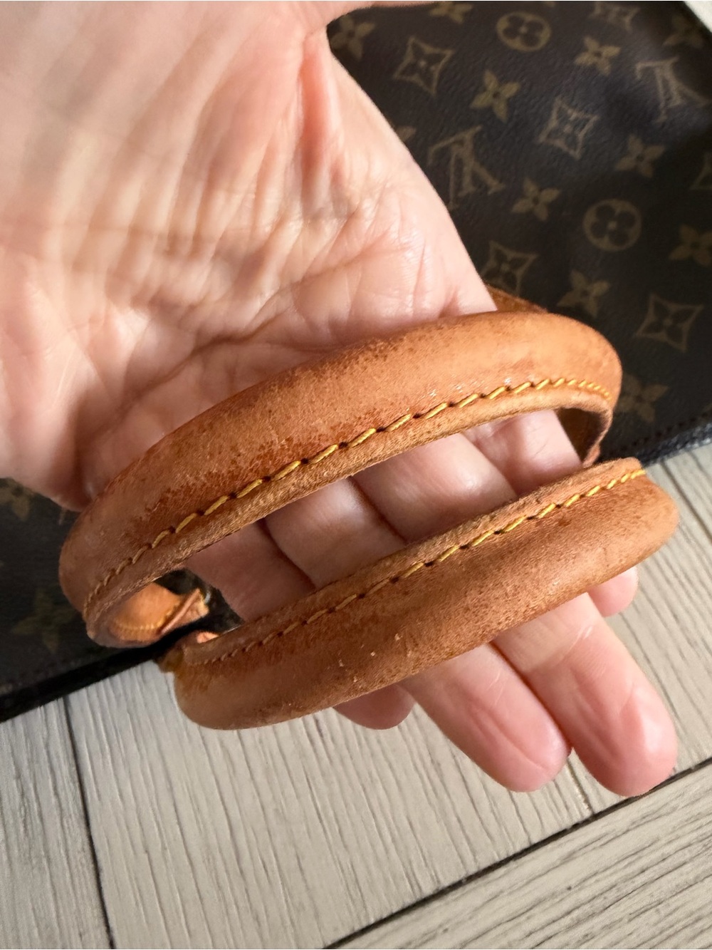 Louis Vuitton Monogram Sac Plat Canvas Tote in Brown - Picture 13 of 15